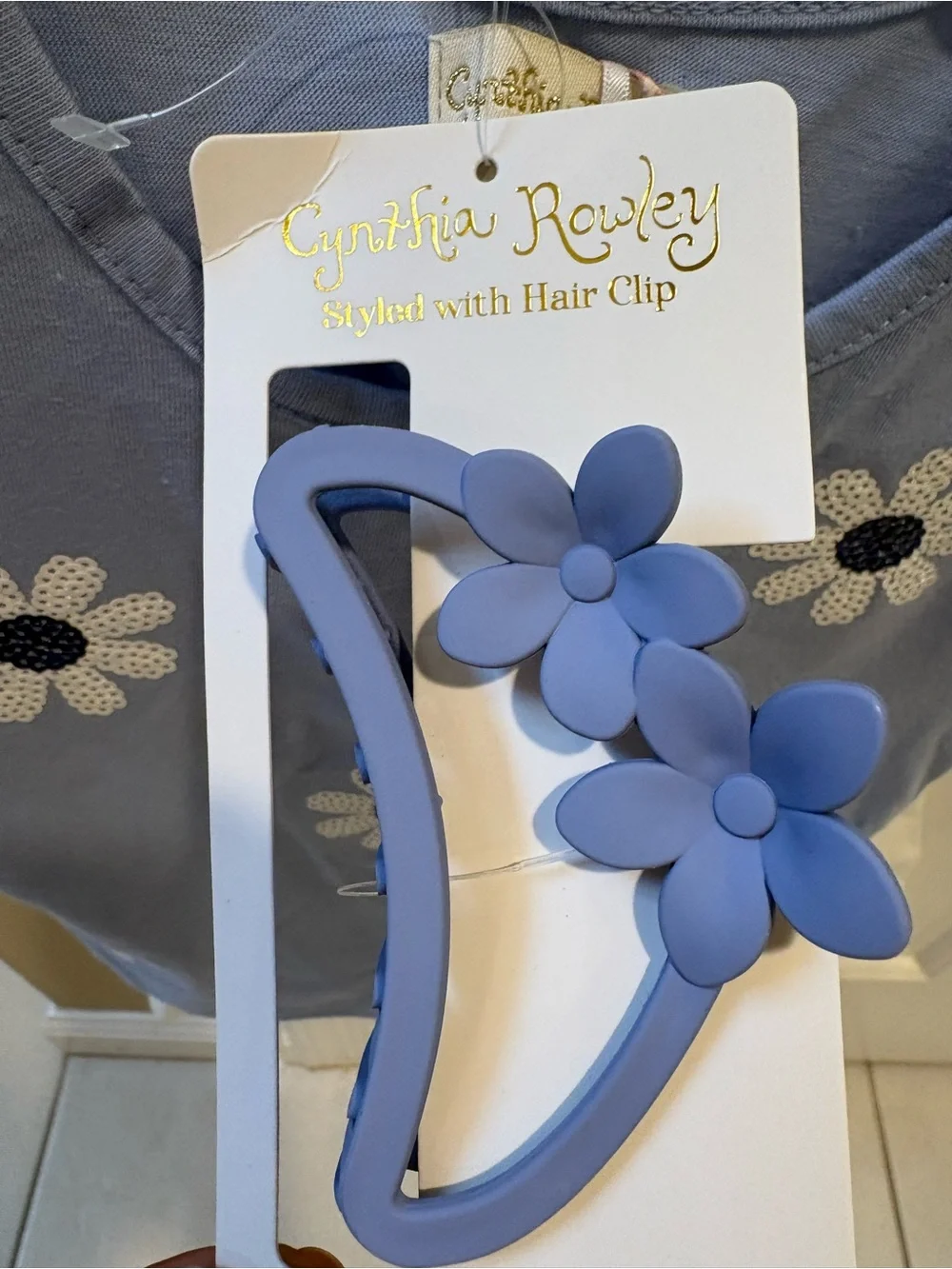 Cynthia Rowley light blue